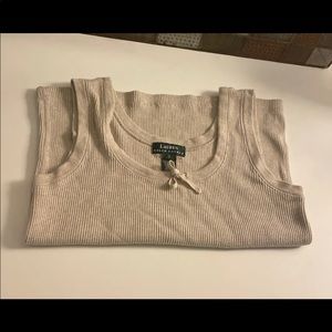 Lauren Ralph Lauren Women’s Cotton Ribbed Tank Top